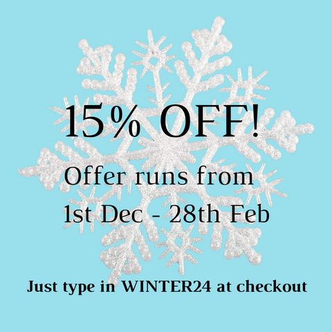 15% Off Winter Discount!!