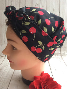Cherries headscarf