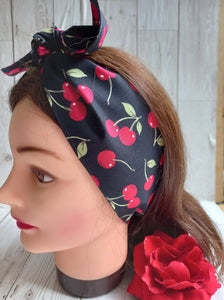 Cherry hair tie