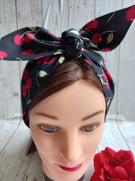 Cherry hair tie