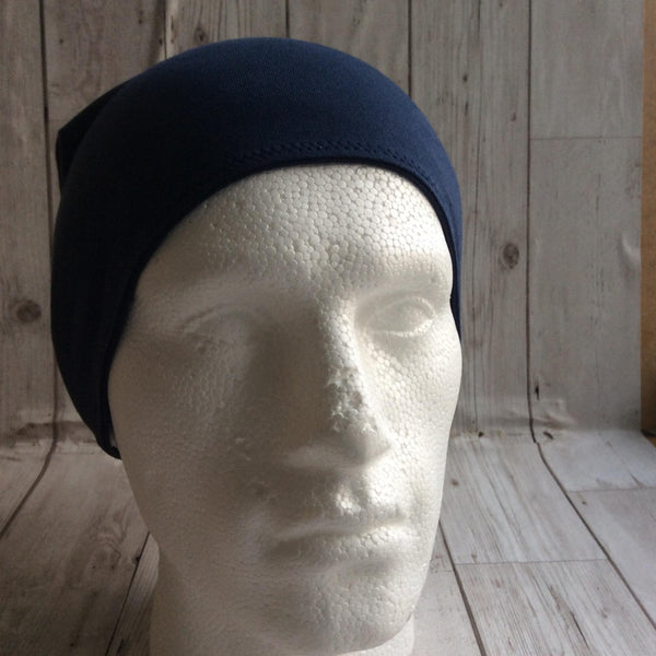 Man's neck gaiter - navy blue