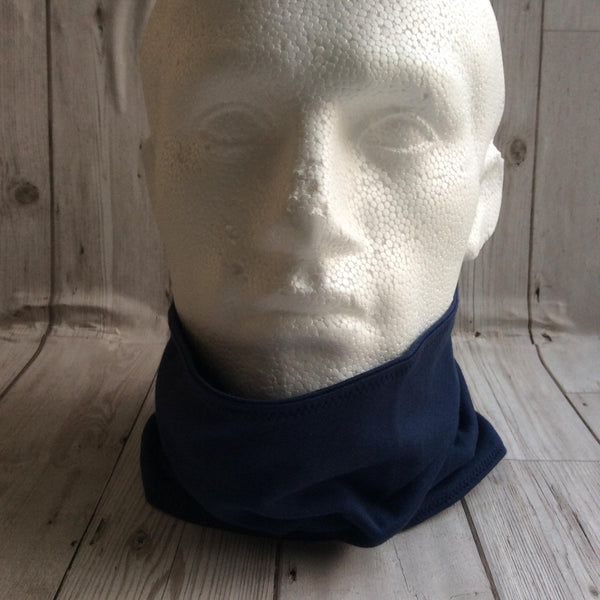 Man's neck gaiter - navy blue